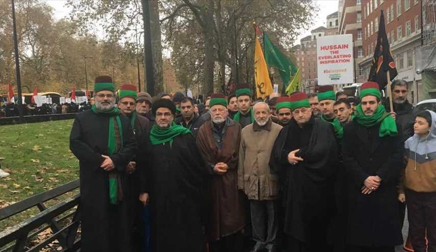 بالصور ..إحياء أربعينية الإمام الحسين (ع) لليوم الثاني في لندن