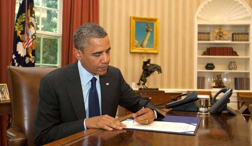 البيت الأبيض: أوباما سيوقع قانونا يقر تمديد الحظر على إيران