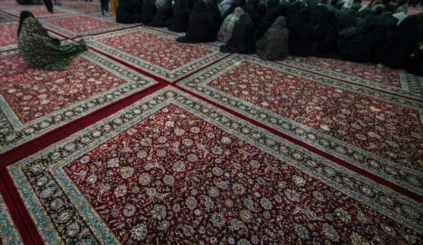 إكساء أرضية الصّحن الشريف لمرقد أبي الفضل العبّاس ( ع ) بكربلاء المقدسة بسجّاد جديد