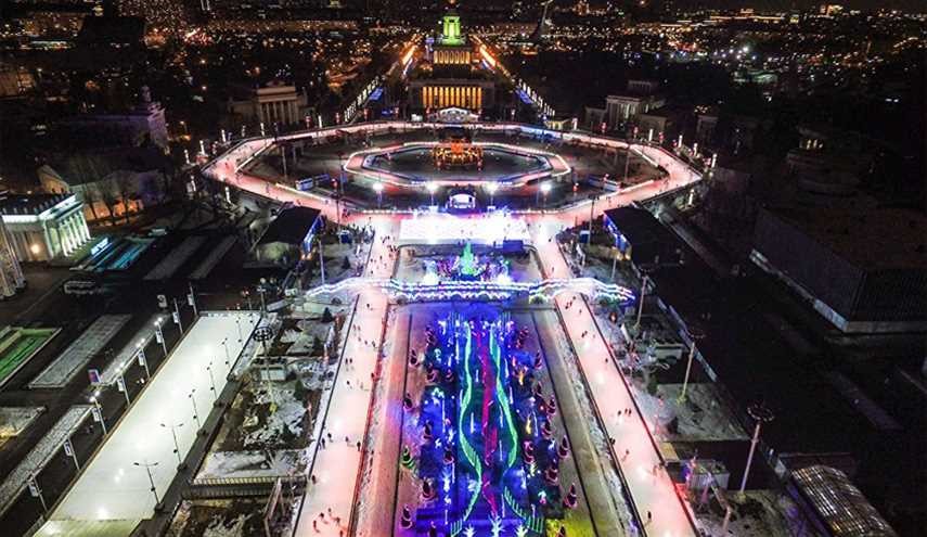 شاهد بالصور.. أكبر حلبة تزلج في العالم