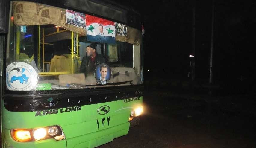 بدء خروج الجماعات الارهابية المسلحة من شرق حلب