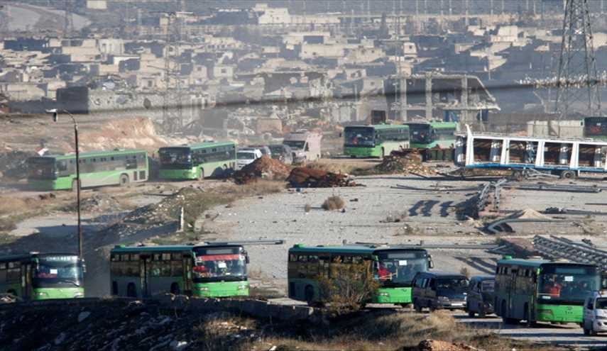 بدء دخول الحافلات لشرق حلب لاستئناف عمليات الاجلاء