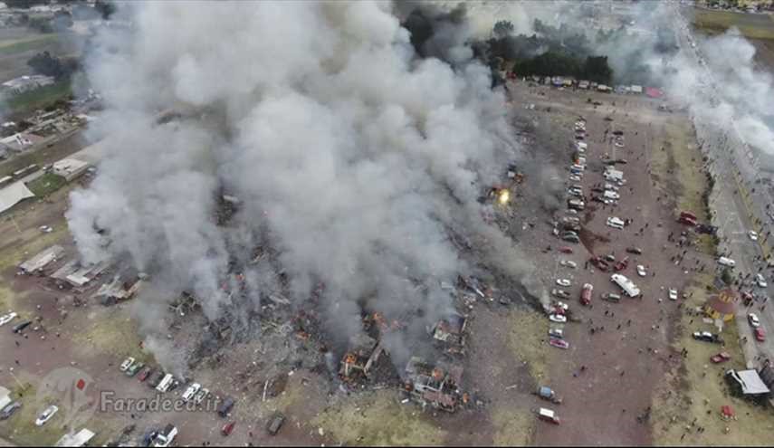 انفجار في سوق ألعاب نارية في المكسيك