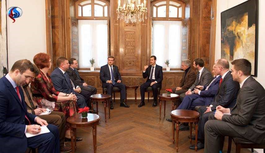 الرئيس الاسد: على الدول الاوروبية وقف دعم الارهابيين