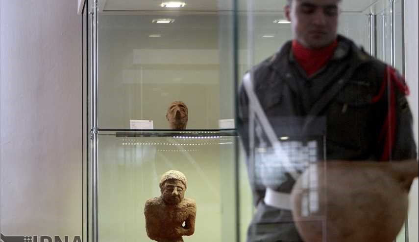 نمایش اشیای تاریخی استردادی از ایتالیا در موزه ملی ایران | تصاویر