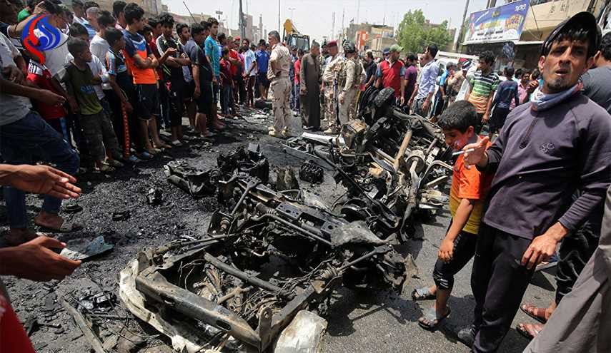 7 شهداء بهجوم انتحاري في منطقة جميلة شرقي بغداد+ صور