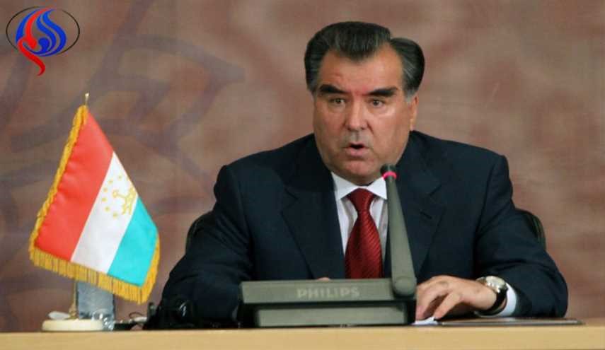 پیام‌رئیس‌جمهور تاجیکستان به‌روحانی: اندوهگین شدم