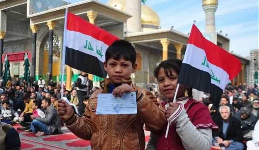 بالصور ...أطفال بعمر الورود يتبرعون من مصروفهم اليومي لدعم أبناء وطنهم قوات الحشد الشعبي العراقي