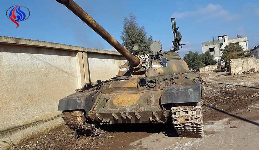 الجيش السوري یسيطر على كامل بلدة عين الخضرة في وادي بردى