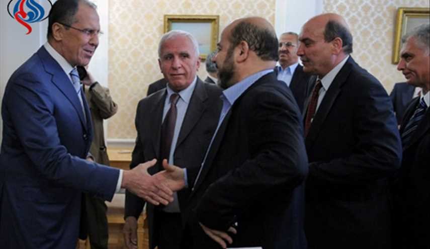 دیدار نمایندگان فتح و حماس با لاوروف
