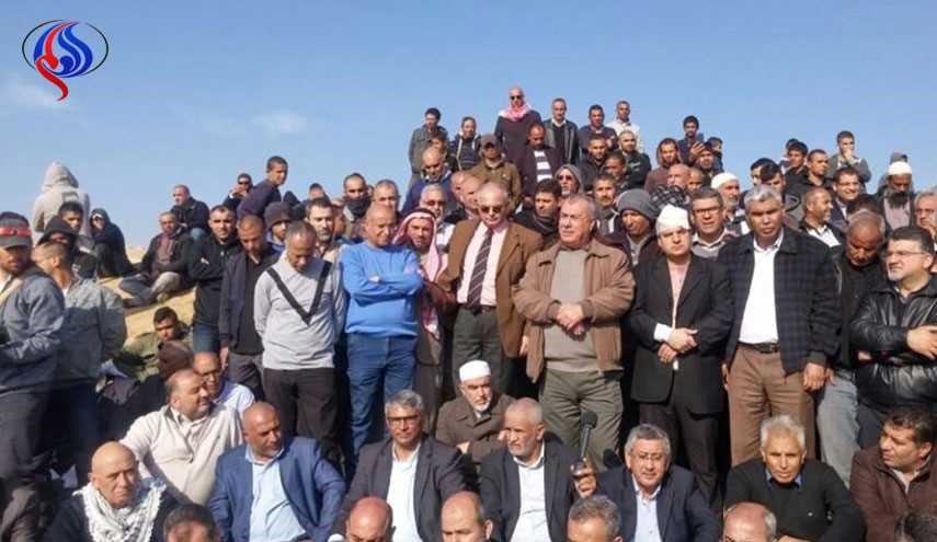 اضراب عام في اراضي 48 احتجاجا على هدم الاحتلال منازل بلدة ام الحيران
