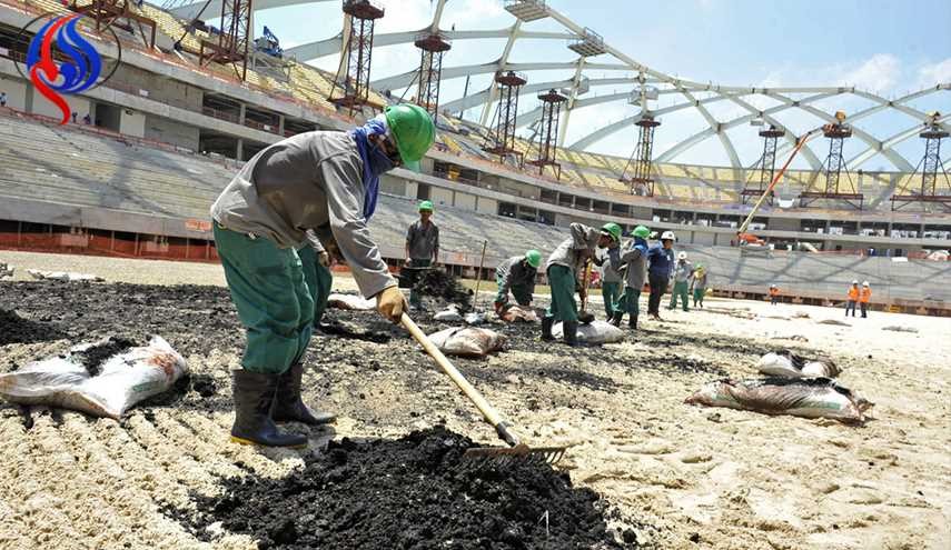 مرگ یک انگلیسی هنگام ساخت استادیوم در قطر