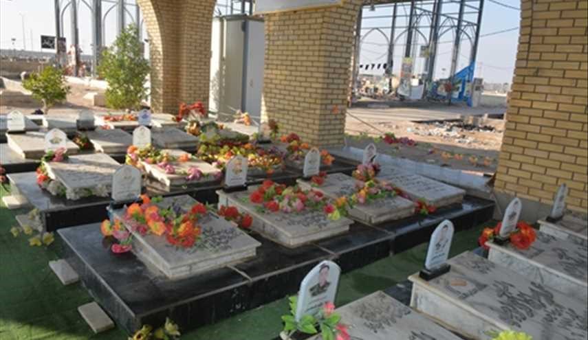 بالصور ..زيارة مثوى الشهداء من القوات العراقية