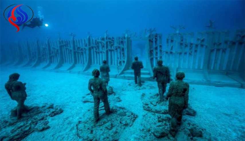تصاویر؛ موزه‌ای شگفت‌انگیز در زیر دریا