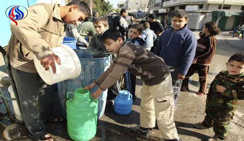 غزه ده سال است مزه آب لوله کشی نچشیده!