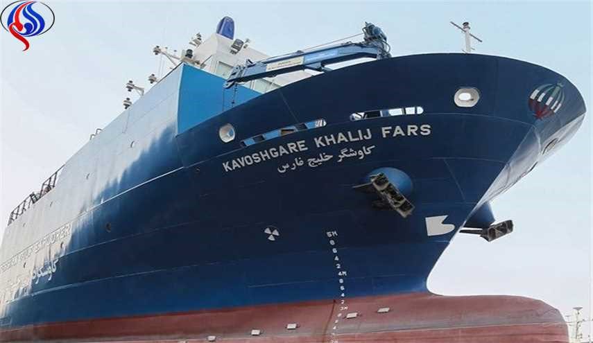 نخستین کشتی اقیانوس شناسی ایران به آب انداخته شد