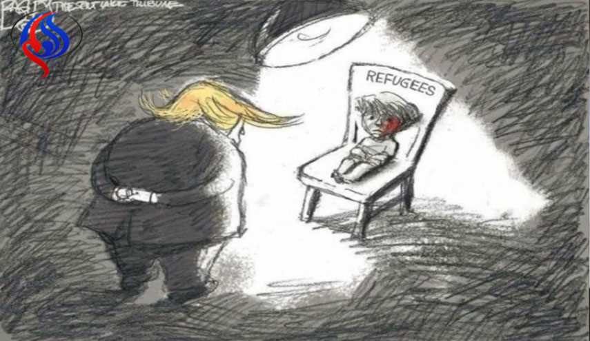 کاریکاتورهای جالب علیه ترامپ