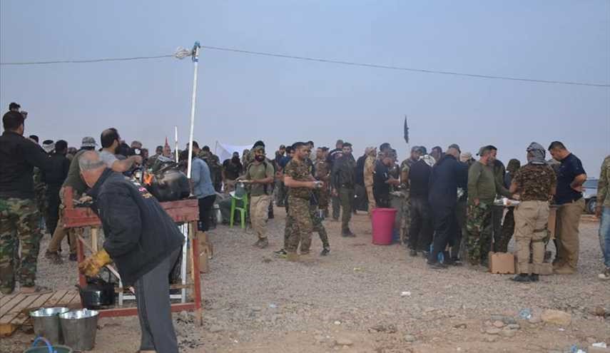 بالصور ..تقديم  الدعم للقوات العراقية على محور تلعفر