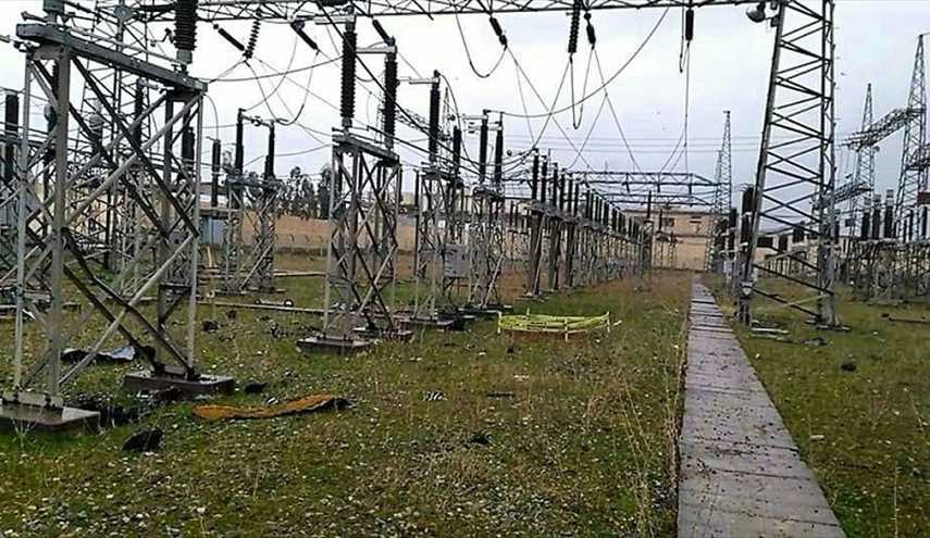 بالصور..قوات الحشد الشعبي العراقي في سهل نينوى تزيل مخلفات المعارك في محطة توليد الكهرباء