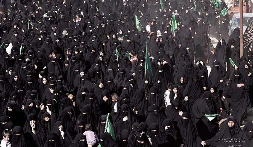 بالصور..تشييع رمزي بمحافظة البصرة العراقية في ذكرى شهادة السيدة فاطمة الزهراء (ع)