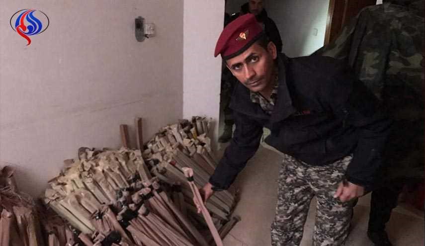تصاویر ... کارگاه بزرگ بمب و موشک‌سازی داعش در موصل کشف شد