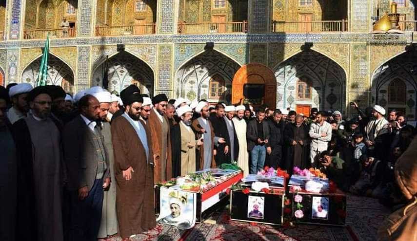 بالصور...تشييع كوكبة من الشهداء ممن استشهدوا دفاعا عن العراق