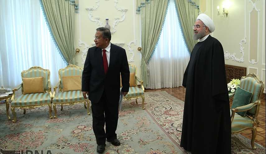 دیدار وزیر هماهنگی امور اقتصادی اندونزی با روحانی/ تصاویر