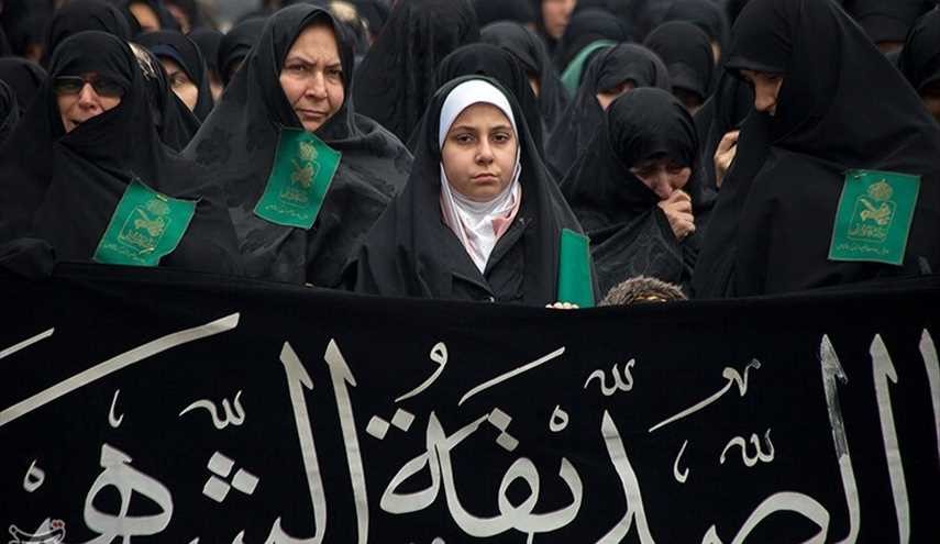 مراسم سوگواری فاطمیه در کرمانشاه/ تصاویر
