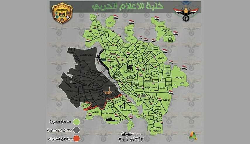 آمادگی نیروهای عراقی برای حمله به منطقۀ منصور موصل