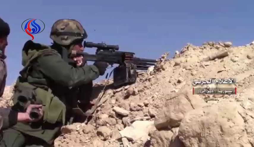 شکست داعش از ارتش سوریه دریکی از مناطق دیرالزور
