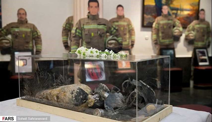 بالصور.. مراسم تكريم الشهداء من رجال الاطفاء