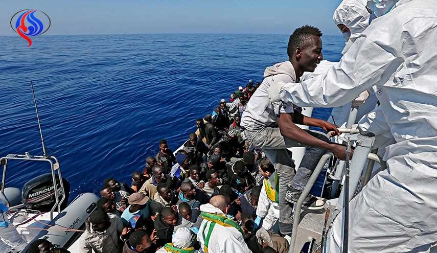 انقاذ 113 مهاجرا كانوا على زورق واجه مشاكل في البحر الايوني