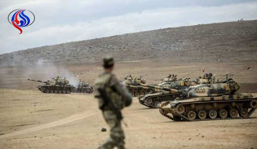 الجيش التركي يحتل أراضي قرية 