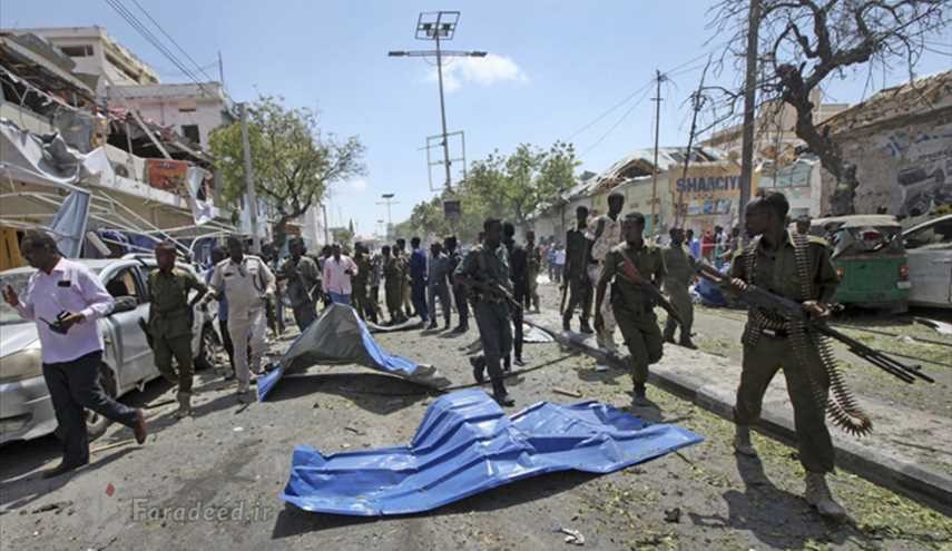 عکس‌هایی از لحظه انفجار مرگبار در سومالی