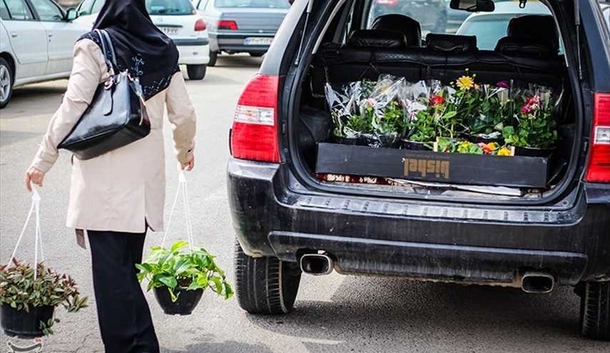 بازار گل و گیاه در آستانه نوروز