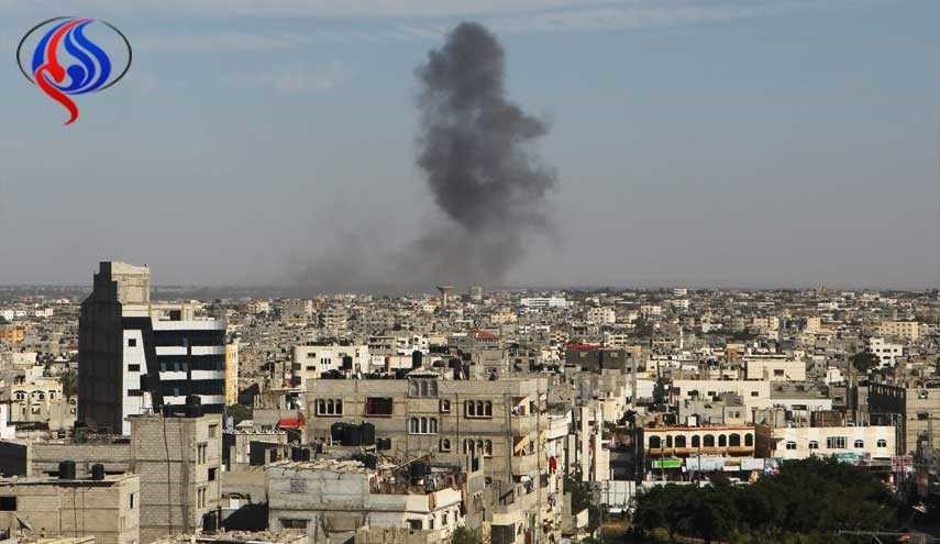 حمله هوایی به مناطقی از غزه