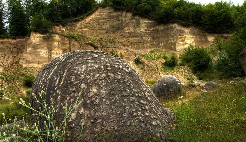 بالصور ..صخور تتكاثر وتنمو في رومانيا