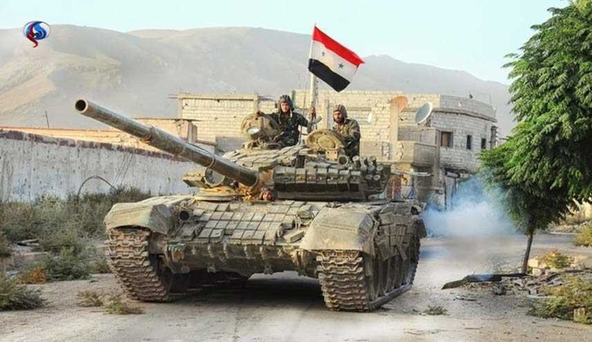 کنترل ارتش سوریه بر مناطقی در حومه دمشق
