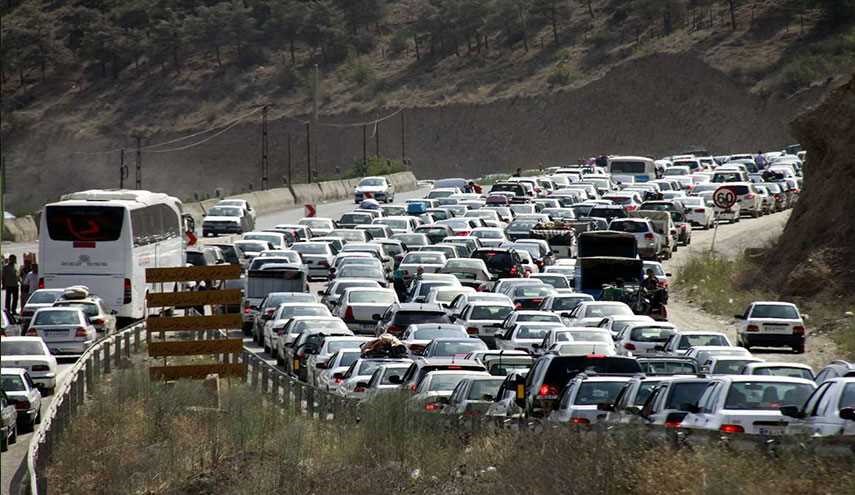 وضعیت ترافیکی راه ها در هشتمین روز از بهار