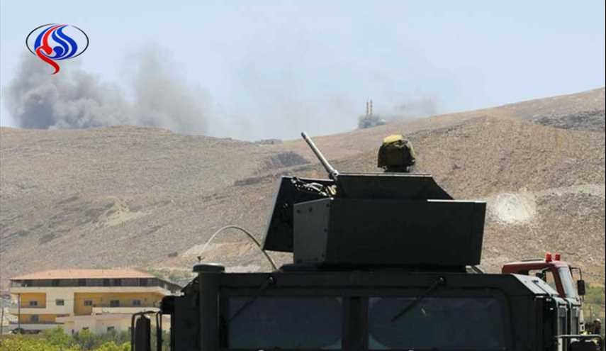 حمله توپخانه ای ارتش لبنان به تروریست ها درجرود