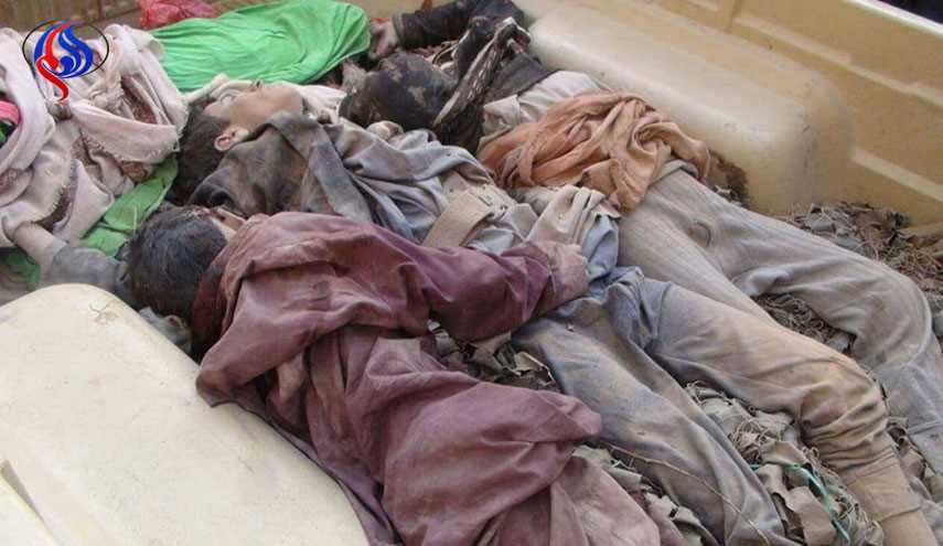 مجزرة اغلبها اطفال في باقم بصعدة بغارة سعودية+صور