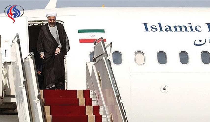 الرئيس الايراني يعود الى طهران بعد زيارة رسمية لروسيا