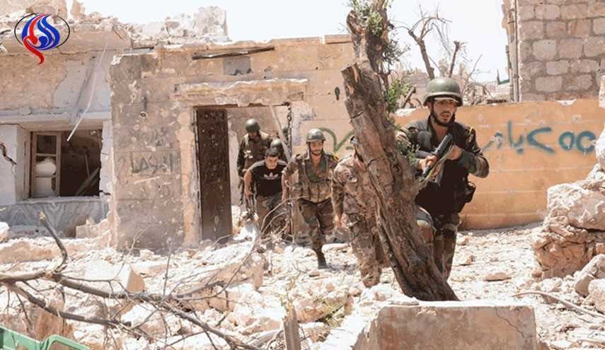 مواقع النصرة في مرمى الجيش السوري في القابون بريف دمشق