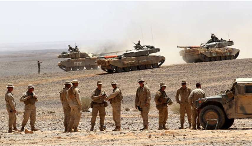 تجميع قوات عسكرية قرب هضبة الجولان وعلى الحدود بين الأردن وسوريا