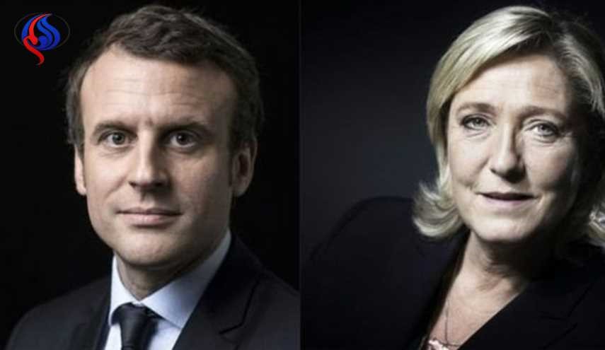 فرنسا تعلن ماكرون ولوبان في الجولة الثانية للانتخابات