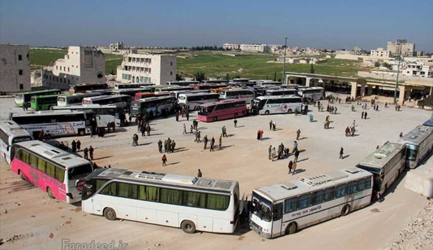 بدء المرحلة الجديدة من انتقال المدنيين الى حلب