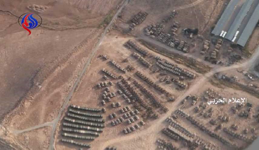 تجمع بی‌سابقۀ نیروها و تجهیزات نظامی در مرز اردن و سوریه