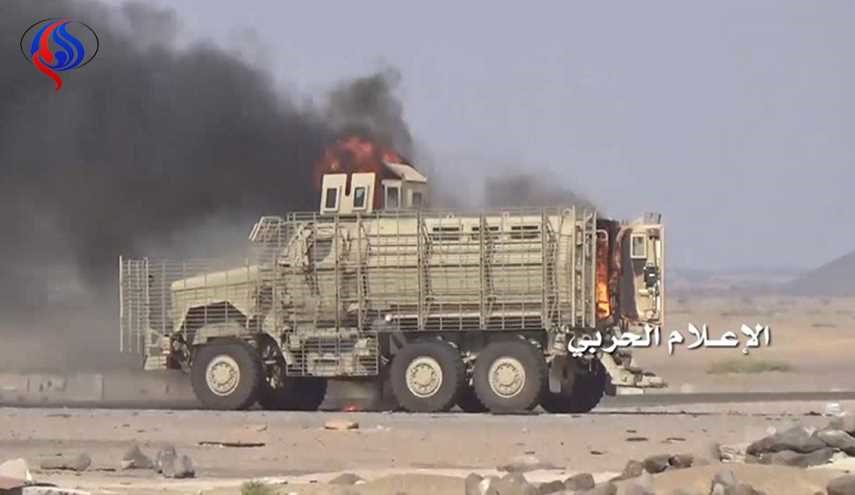 استهداف مدرعة على متنها جنود سودانيين في المخا