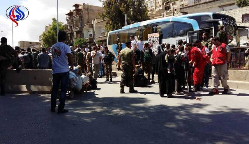 تروریست‌ها از برزه دمشق رفتند