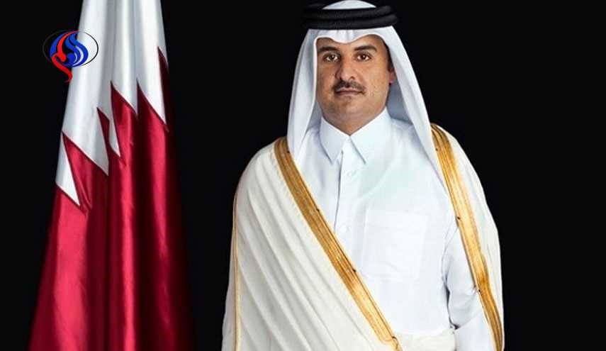 پیام تبریک امیر قطر به روحانی